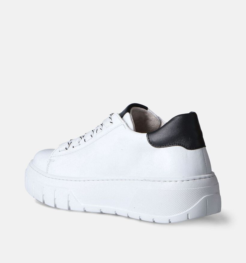 Gabor Best Fitting Witte Sneakers met plateauzool voor dames (361881) - geschikt voor steunzolen