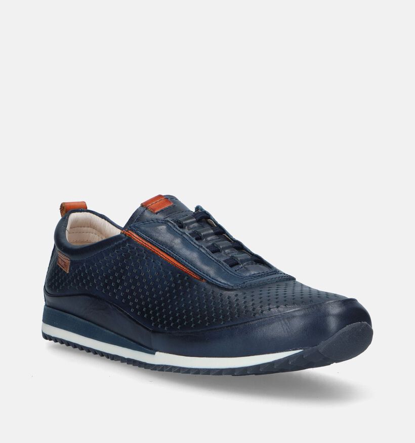 Pikolinos Liverpool Mocassins en Bleu pour hommes (355438) - pour semelles orthopédiques