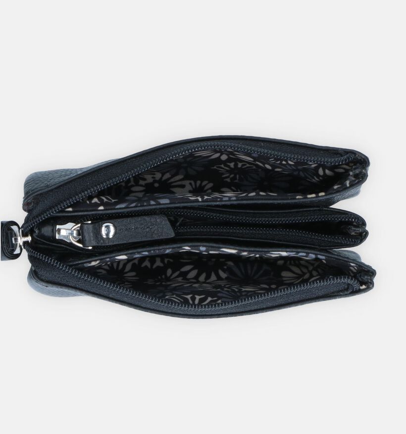 Euro-Leather Zwarte Geldbeugel voor dames (341415)