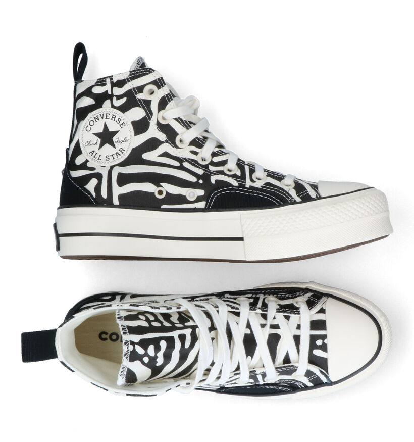 Converse Chuck Taylor AS Lift Zwarte Sneakers voor dames (312448)