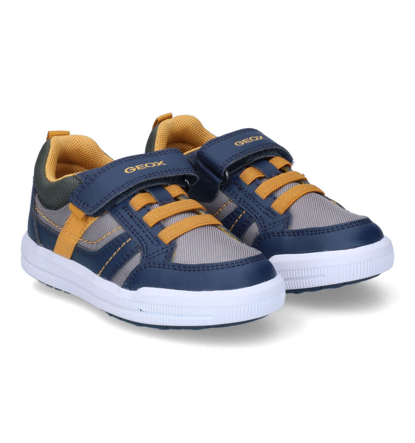 Geox Arzach Chaussures basses en Bleu pour garçons (302606) - pour semelles orthopédiques