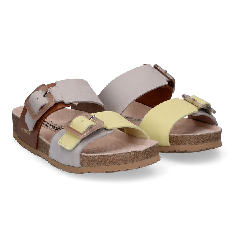 Mephisto Madison Nu-pieds en Beige en nubuck (307024)