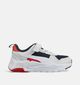 Puma Trinity Baskets basses en Blanc/Blue fonc&eacute; pour gar&ccedil;ons (380815) - pour semelles orthop&eacute;diques