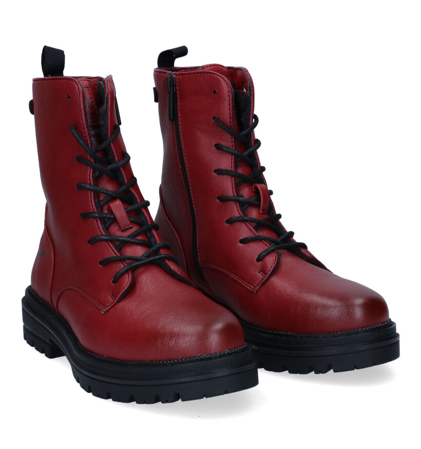 Mustang Rode Boots in kunstleer (298148)
