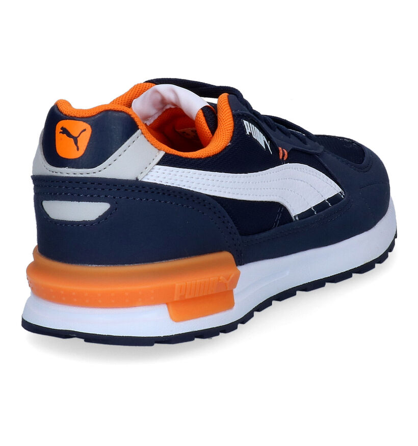 Puma Graviton JR Grijze Sneakers voor jongens (307181) - geschikt voor steunzolen
