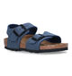 Birkenstock New York Sandales en Bleu en simili cuir (322480)