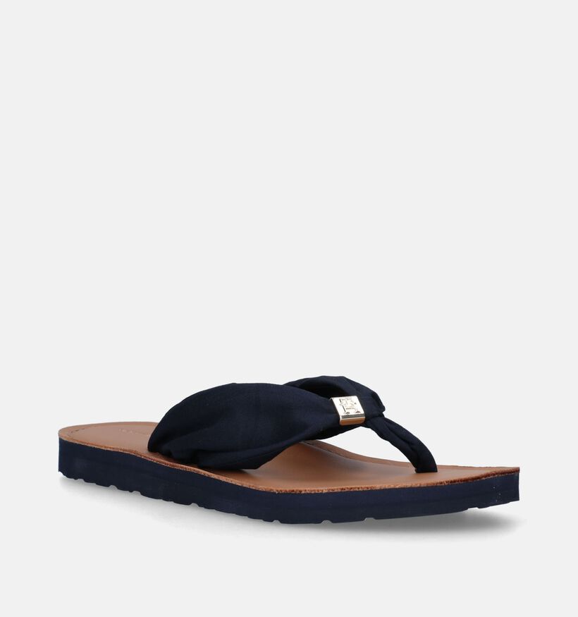 Tommy Hilfiger Elevated Beach Blauwe Teenslippers voor dames (336396)