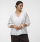 Vero Moda Curve Leslie Witte Blouse voor dames (378136)