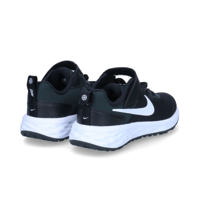 Nike Revolution 6 PS Zwarte Sneakers voor jongens, meisjes (325355)