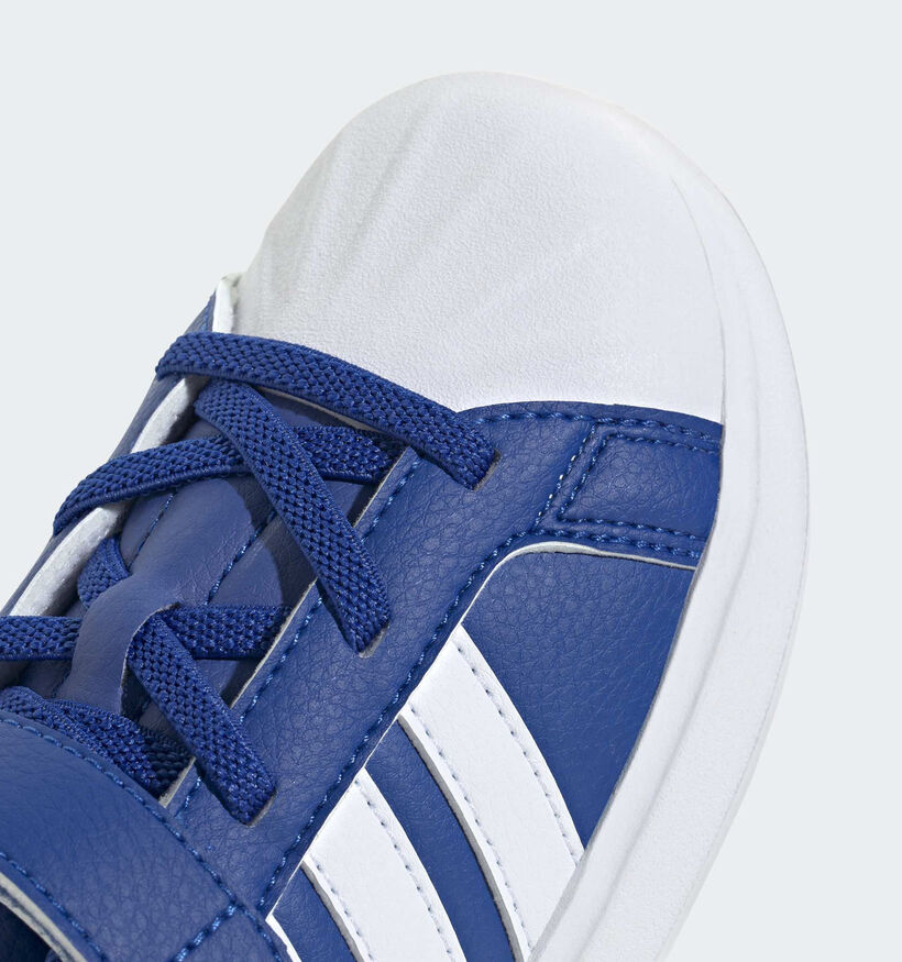 adidas Streettalk Baskets en Bleu pour gar&ccedil;ons (372790) - pour semelles orthop&eacute;diques