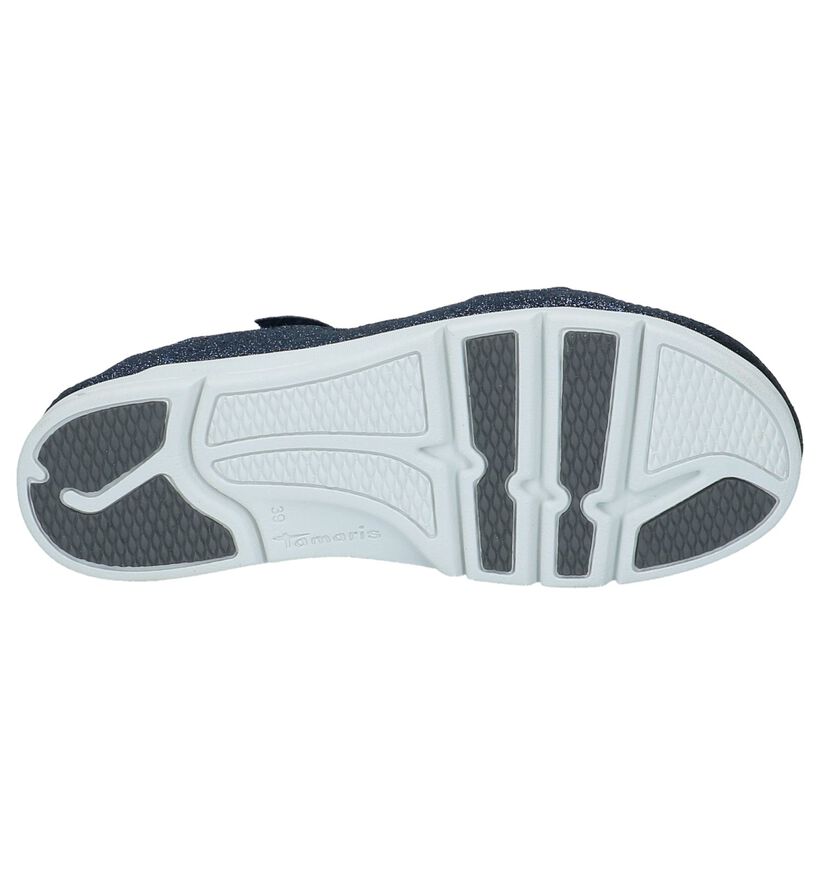 Tamaris Donkerblauwe Slippers, , pdp