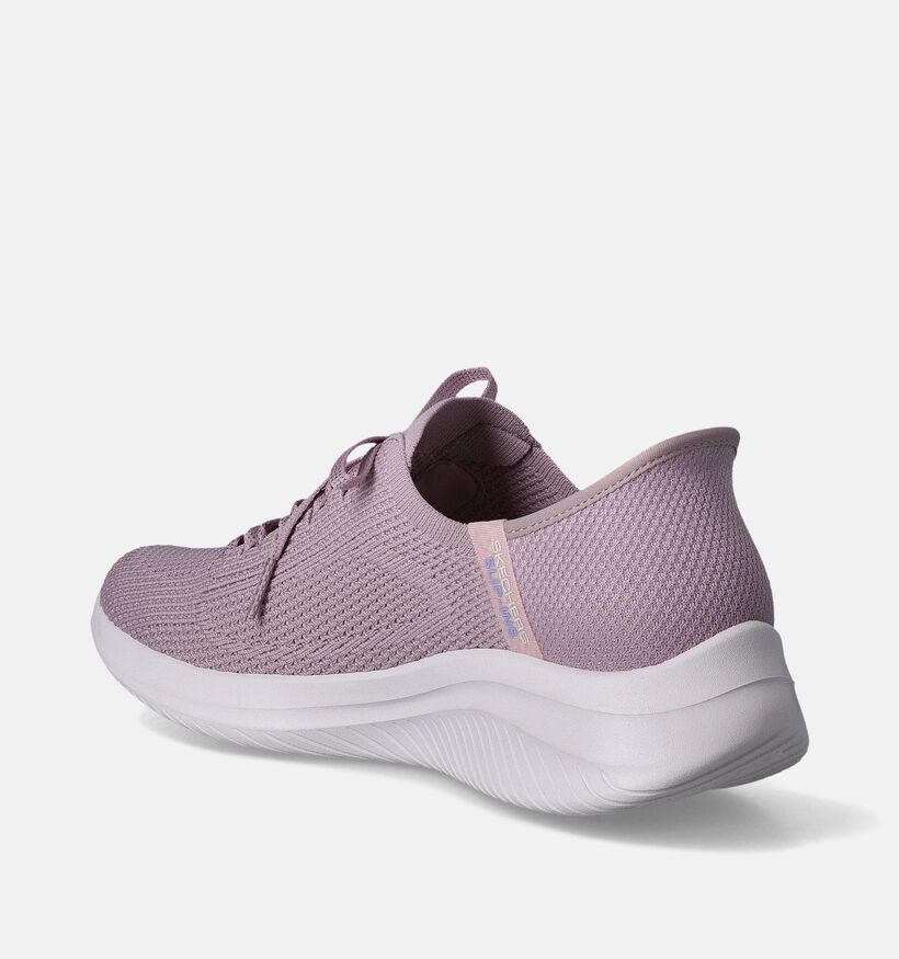 Skechers Ultra Flex 3.0 Elevated Motion Baskets en Rose pour femmes (351903) - pour semelles orthopédiques