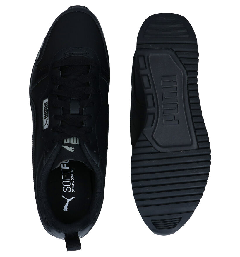 Puma Zwarte Sneakers in stof (276742)
