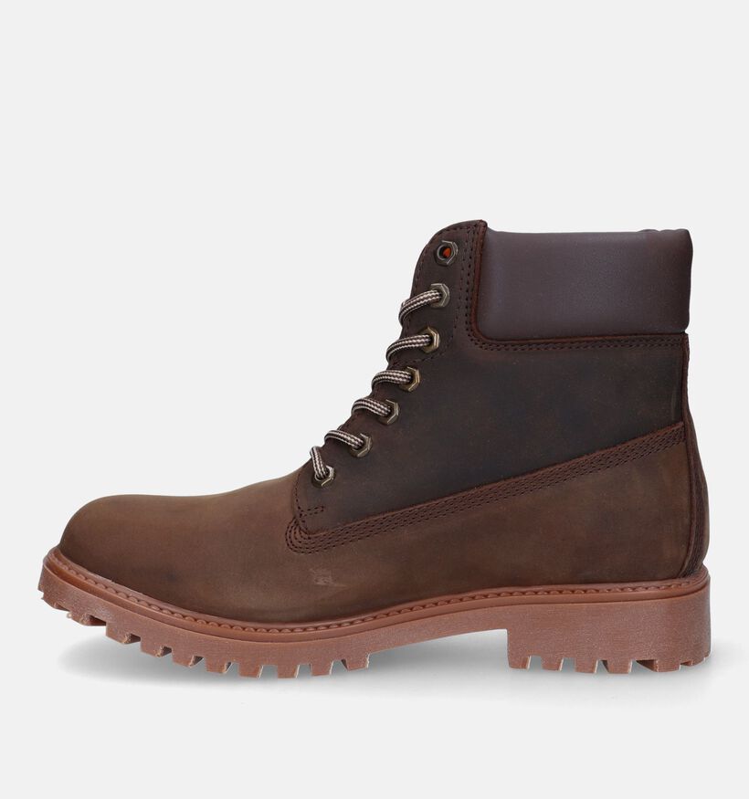 Lumberjack River Bruine Bottines voor heren (329971) - geschikt voor steunzolen