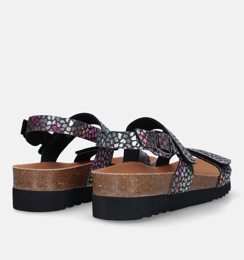 Scholl Greeny 2.0 Sandales en Noir pour femmes (336777)