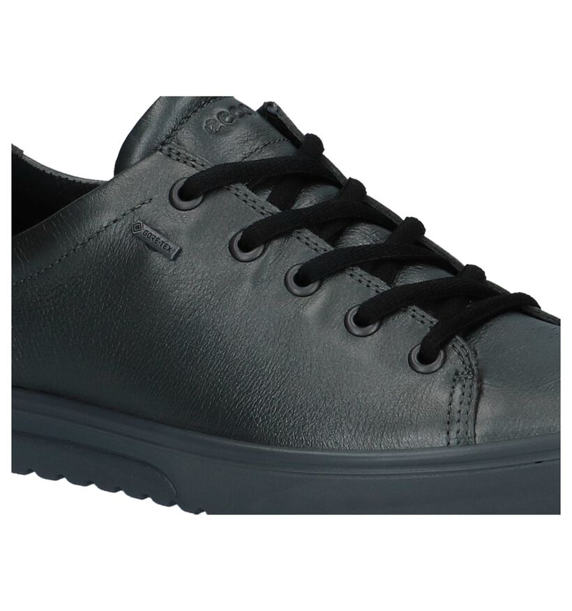 Ecco Fara Chaussures à lacets en Noir en cuir (257802)
