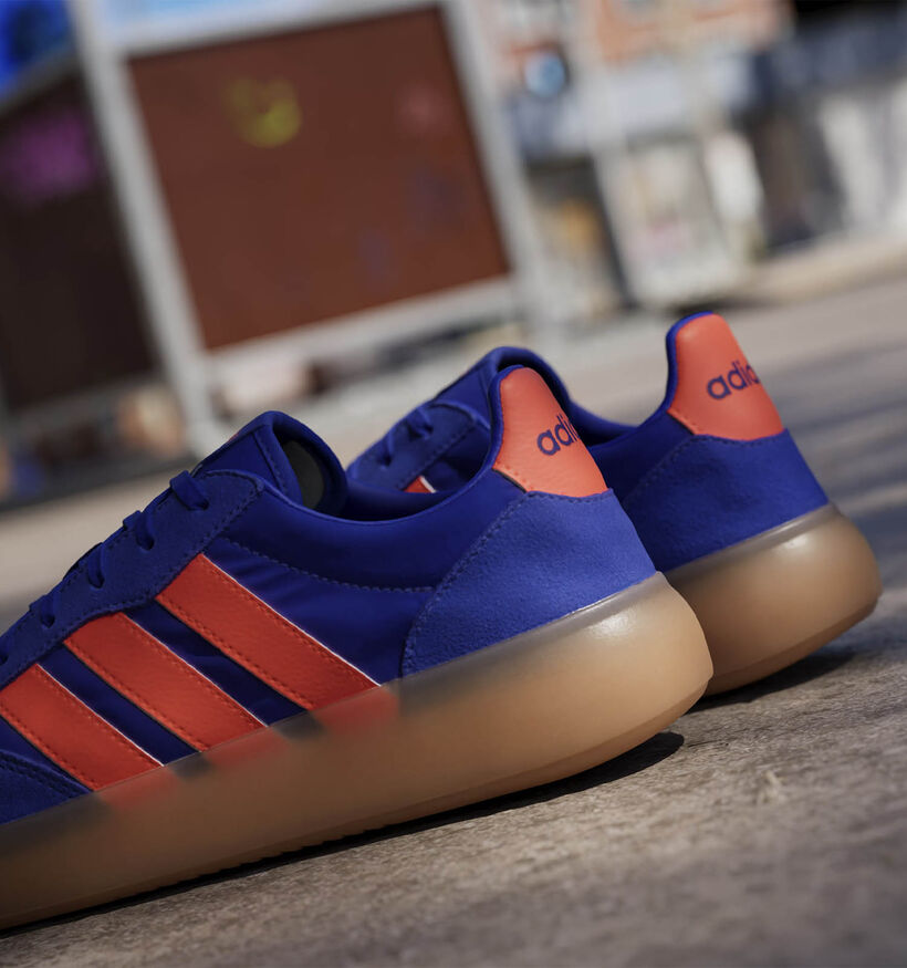 adidas Barreda Decode Blauwe/Oranje Sneakers voor heren (359483) - geschikt voor steunzolen