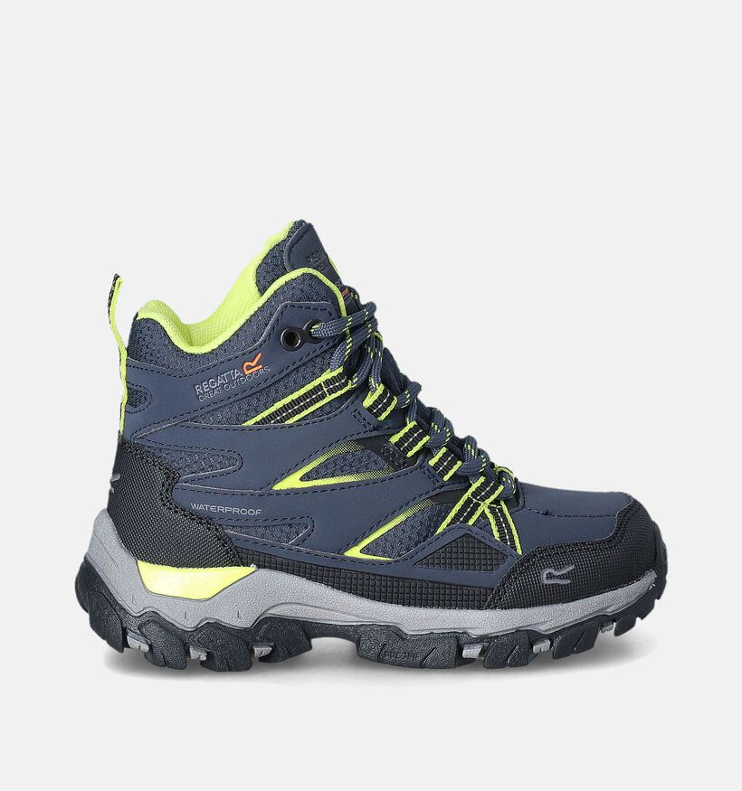 Regatta HolcombeIII Bt Jnr Blauwe Wandelschoenen voor jongens (361304) - geschikt voor steunzolen
