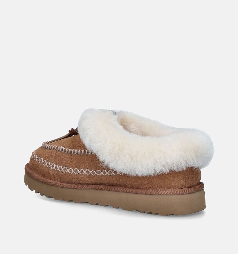 UGG Tasman Alpine Pantoufles en laine en Cognac pour femmes (344847)