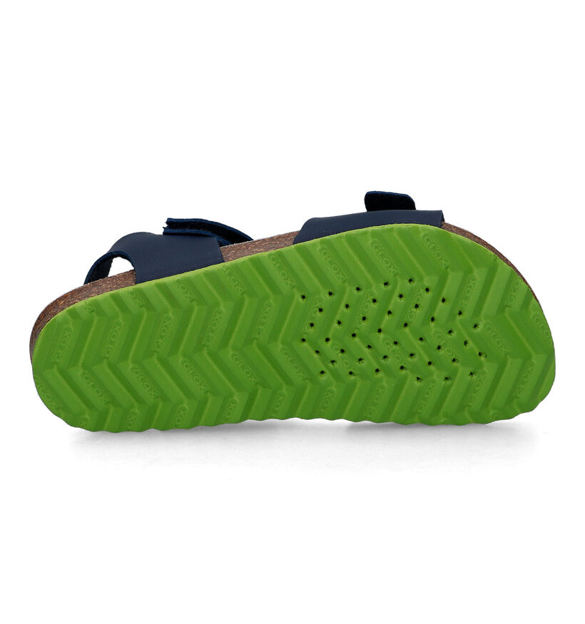 Geox Ghita Sandales en Bleu en simili cuir (326597)