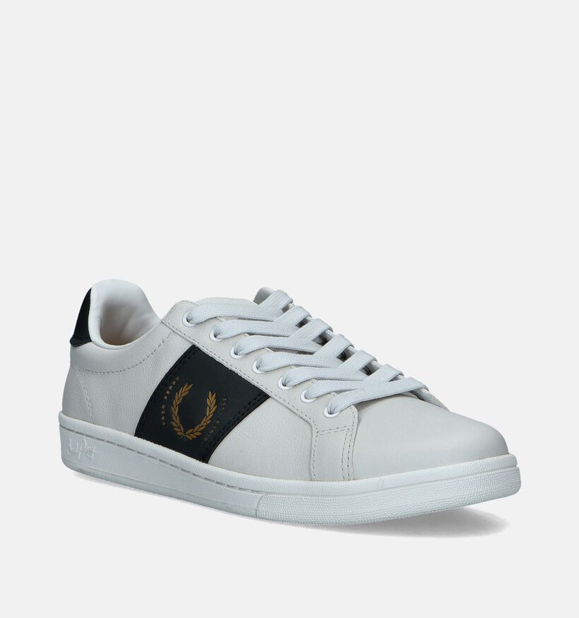 Fred Perry Witte Veterschoenen voor heren (358601)
