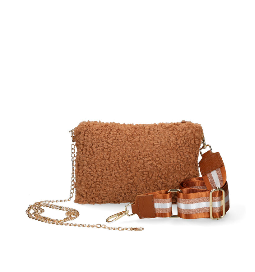 Dolce C. Teddy Zwarte Crossbody Tas in stof (311378)