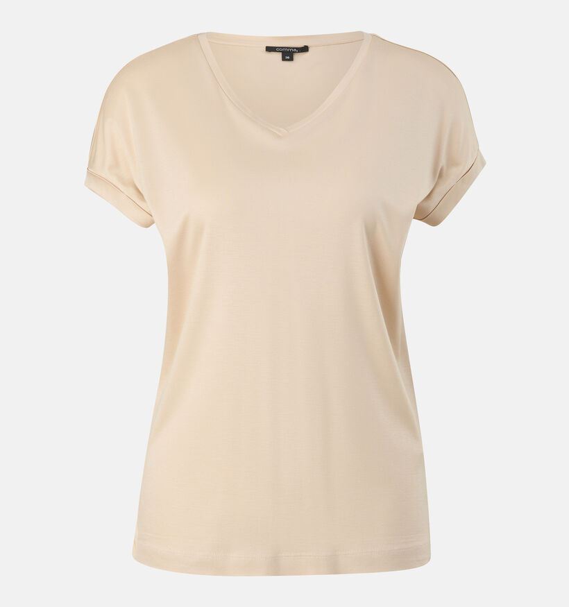 comma T-shirt en Beige (327346)