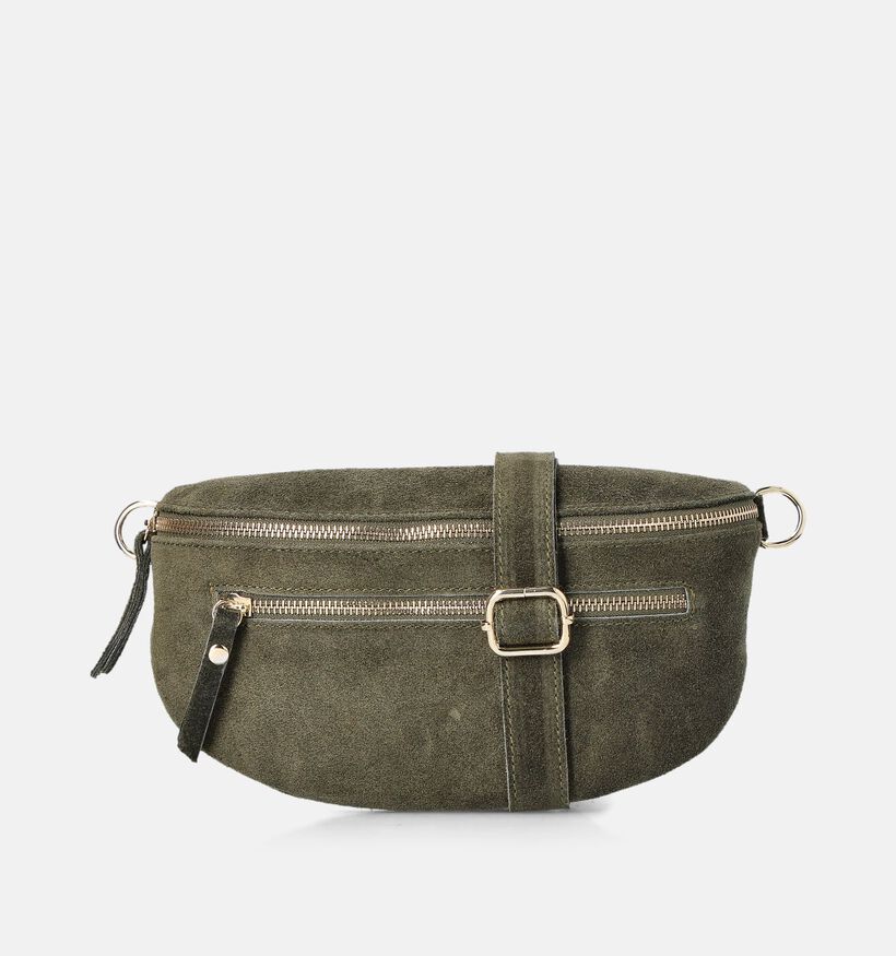 Via Limone Kaki Crossbody heuptas voor dames (360504)