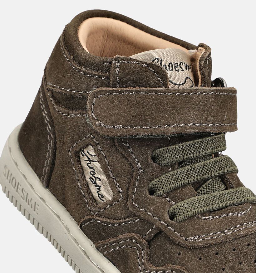 Shoesme Donkergroene Babysneakers voor jongens (380790)
