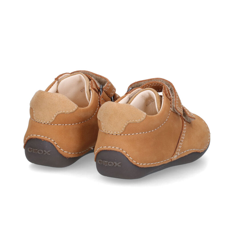 Geox Tutim Blauwe Babyschoentjes in nubuck (317575)