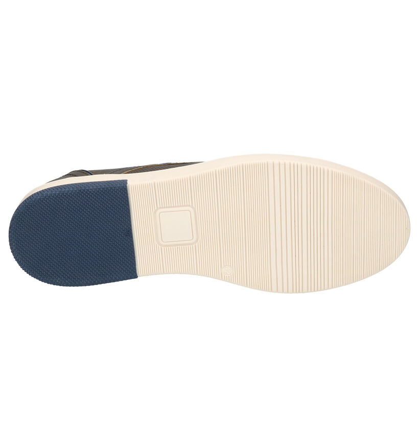 River Woods Boris Chaussures à Lacets en Kaki en cuir (271414)