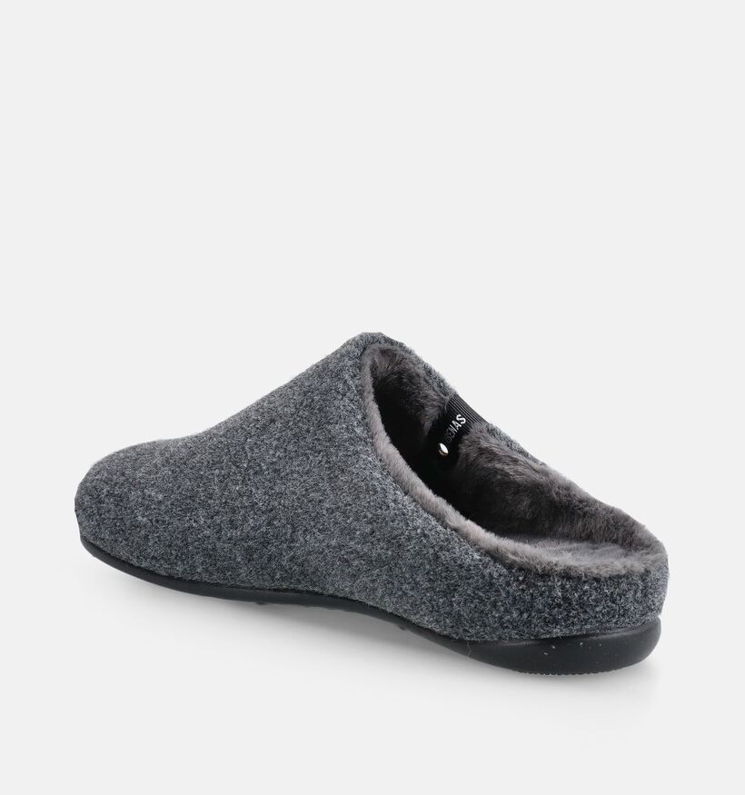 Verbenas Eagle Picos Pet Tone Pantoufles ouvertes en Gris fonc&eacute; pour hommes (379169)
