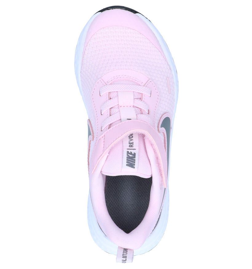 Nike Revolution Baskets en Rose en textile (261623)