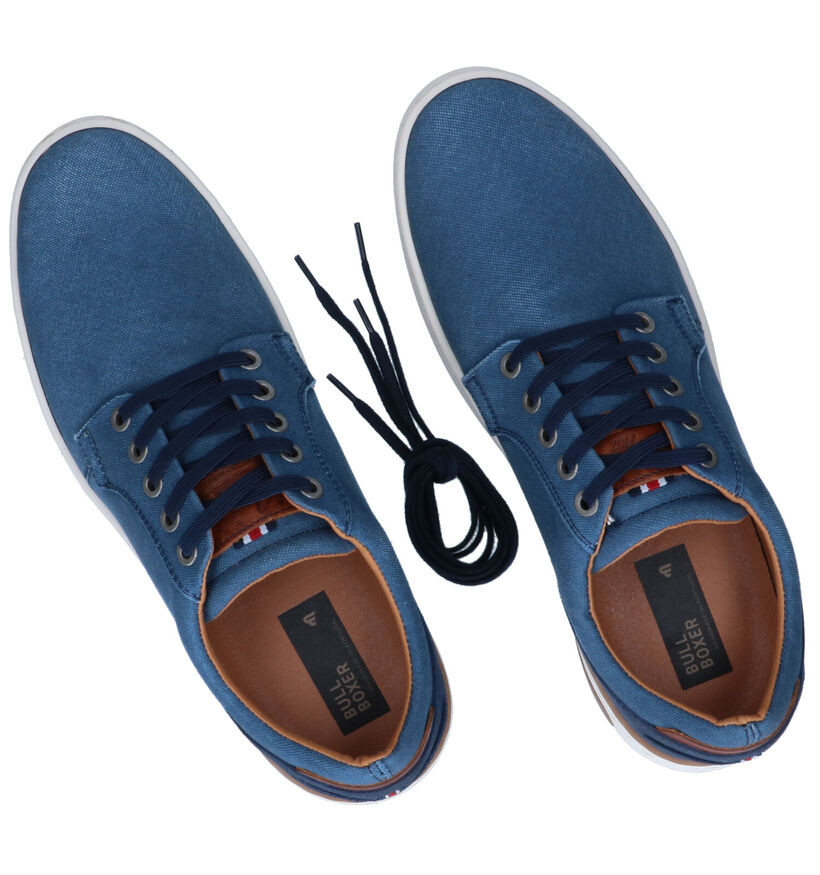 Bullboxer Chaussures à lacets en Bleu pour hommes (316060) - pour semelles orthopédiques