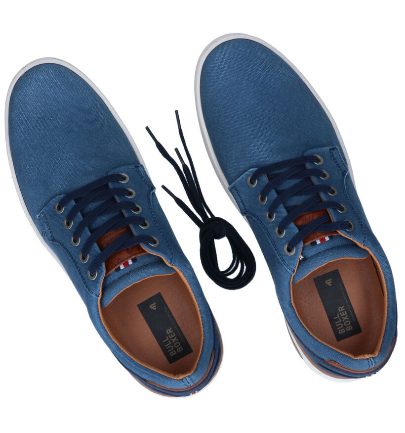 Bullboxer Chaussures à lacets en Rouge pour hommes (302204) - pour semelles orthopédiques