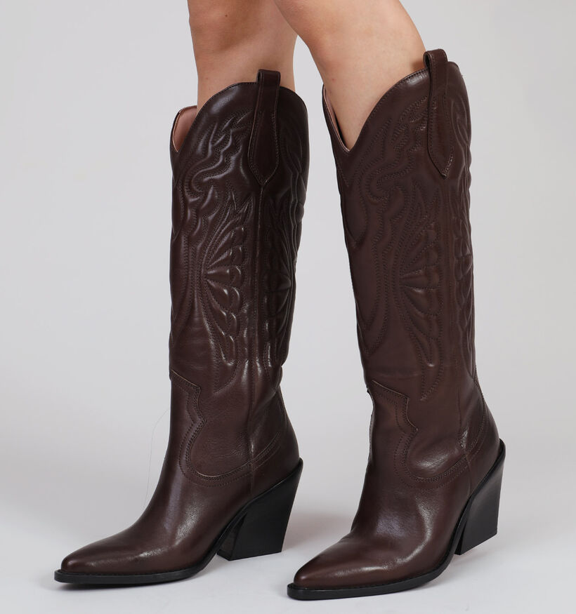 Bronx New Cole Bruine Westernlaarzen voor dames (357314)
