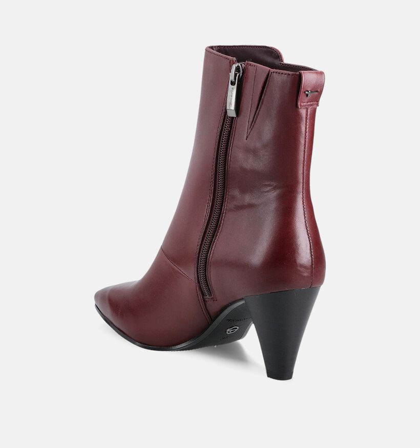 Tamaris Bordeaux Enkellaarzen voor dames (365040)