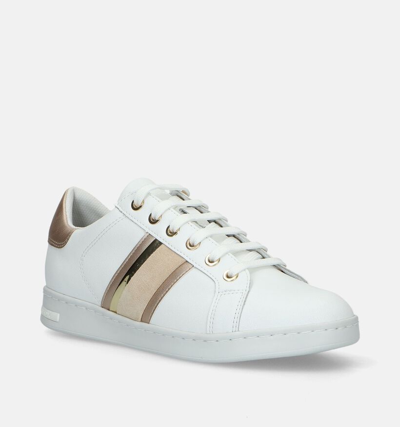 Geox Jaysen Witte Sneakers voor dames (335650) - geschikt voor steunzolen