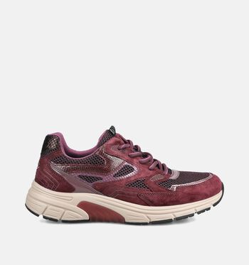 Gabor Comfort Low Sneakers Taupe/Bordeaux/Grijs
