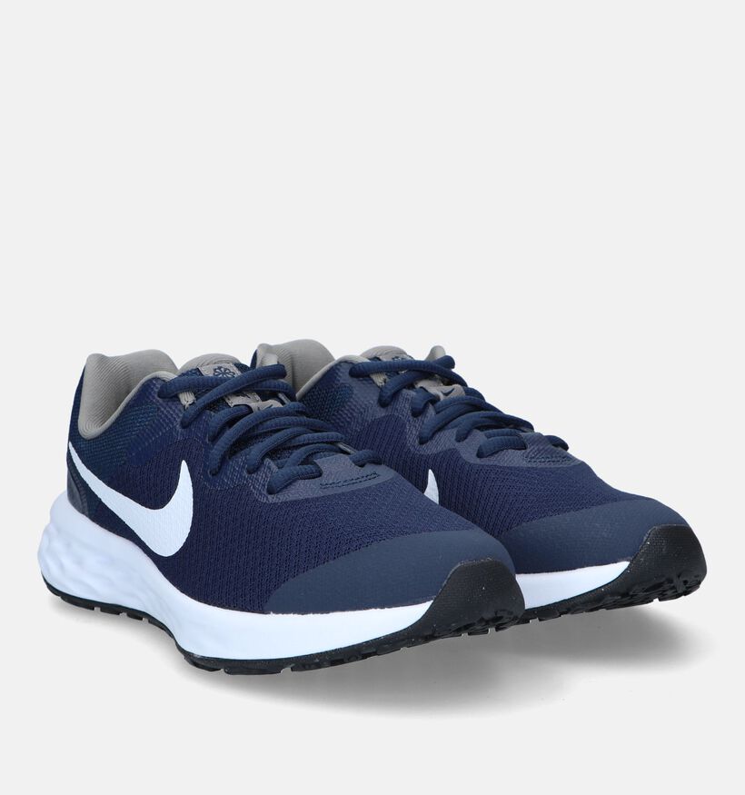 Nike Revolution 6 PS Baskets en Bleu pour filles, garçons (328094)