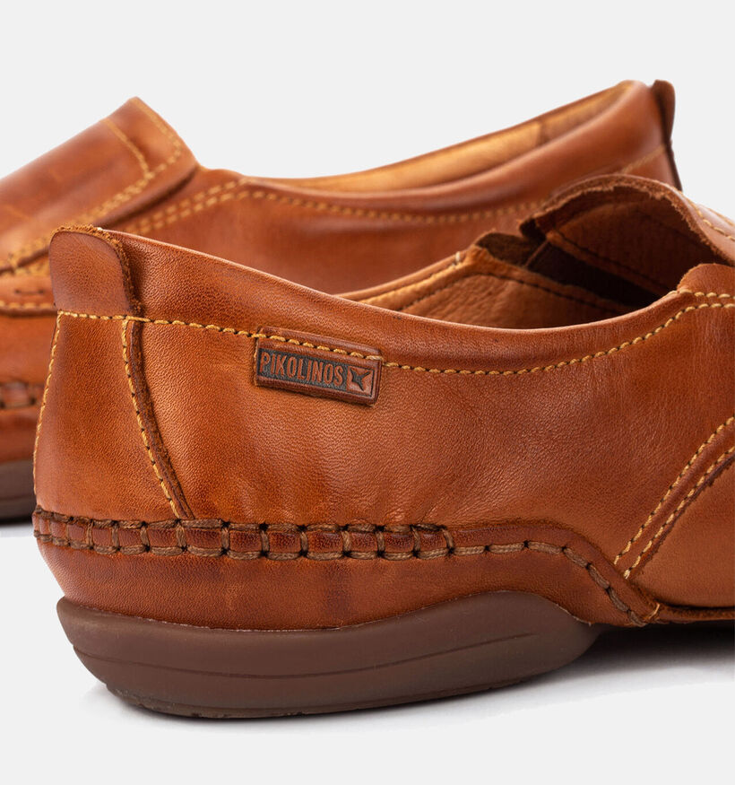 Pikolinos Puerto Rico Mocassins en Cognac pour hommes (356157) - pour semelles orthopédiques