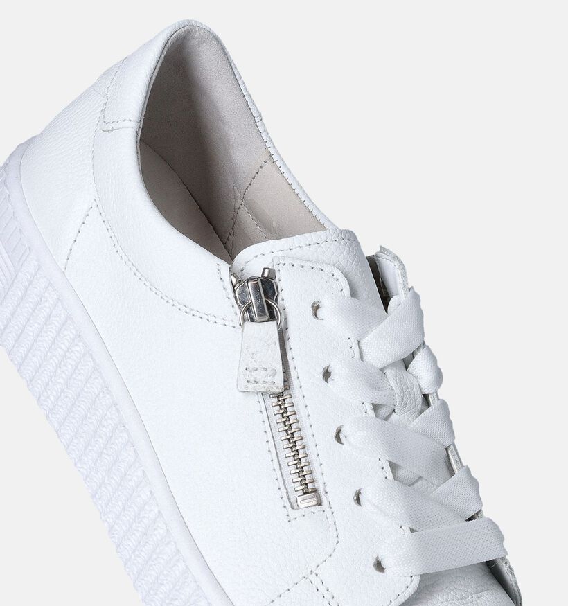 Gabor Witte Veterschoenen voor dames (352042) - geschikt voor steunzolen