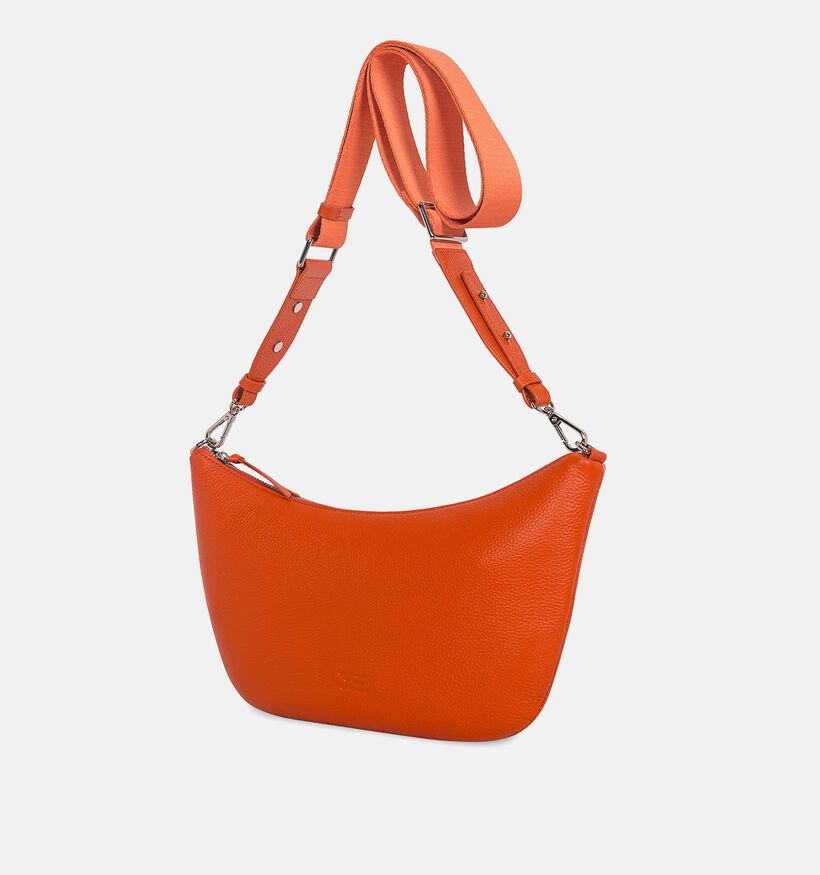 Crinkles Sac porté croisé en Orange pour femmes (342314)