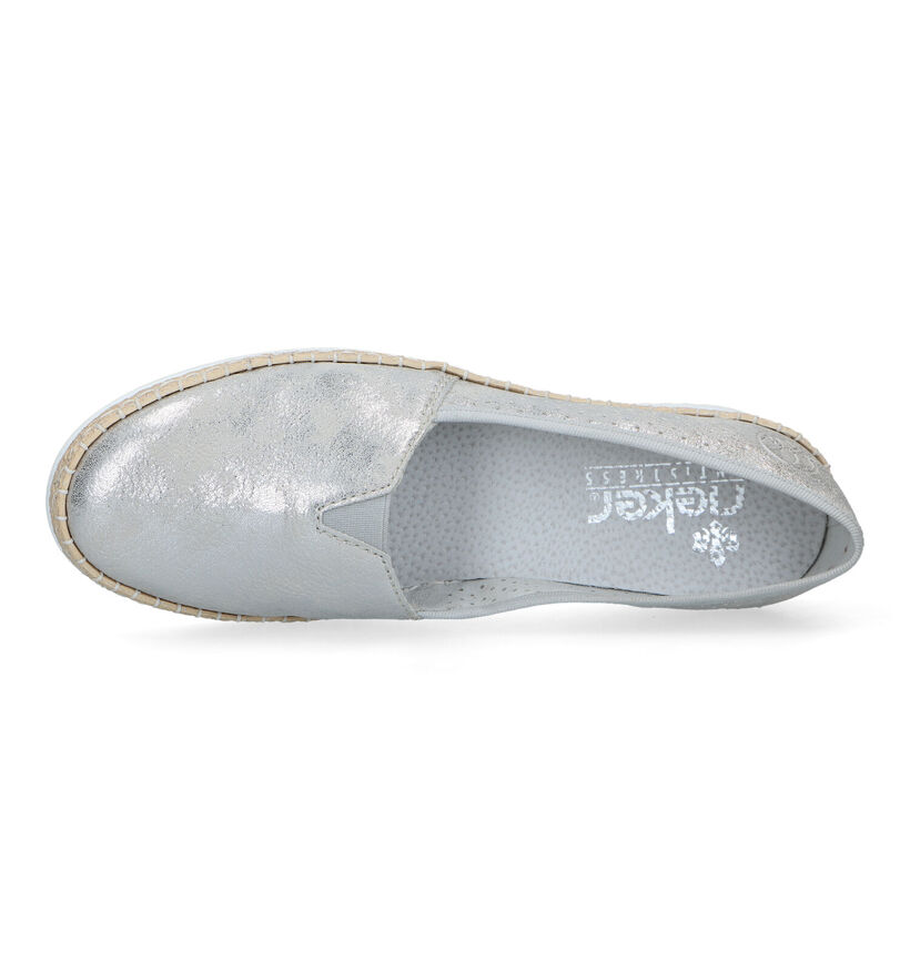 Rieker Chaussures à enfiler en Argent pour femmes (323682)