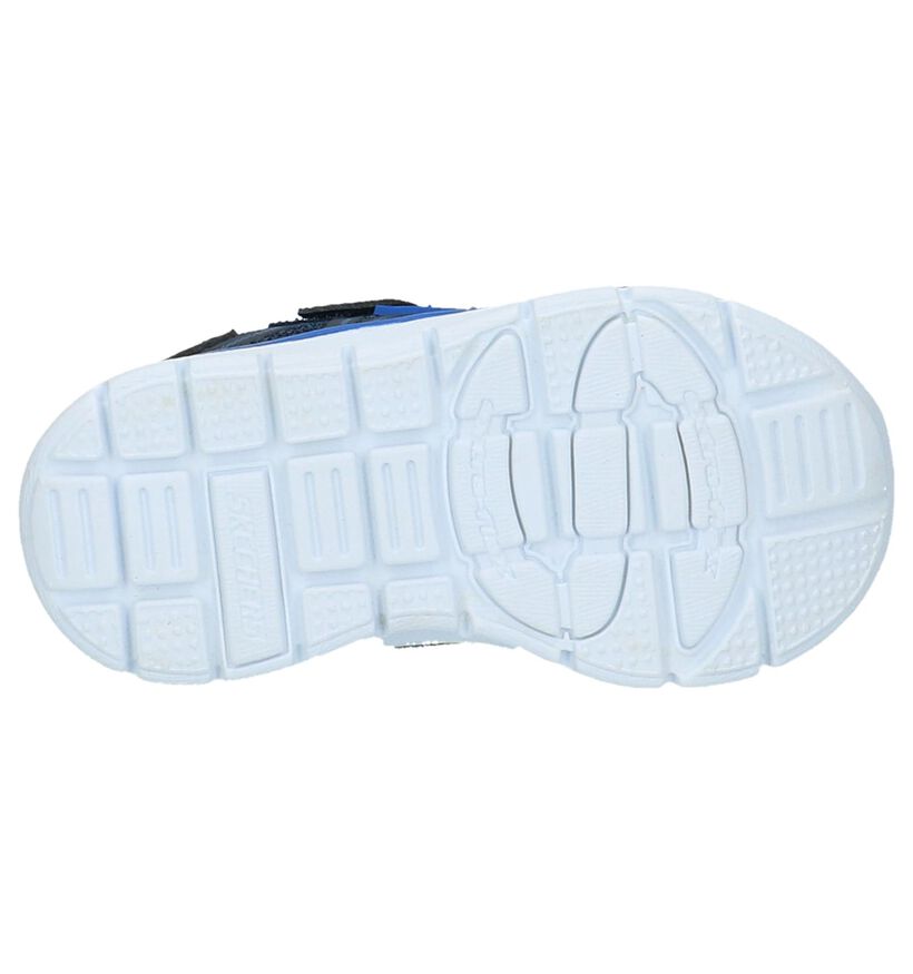 Skechers Baskets basses en Bleu foncé en textile (214938)