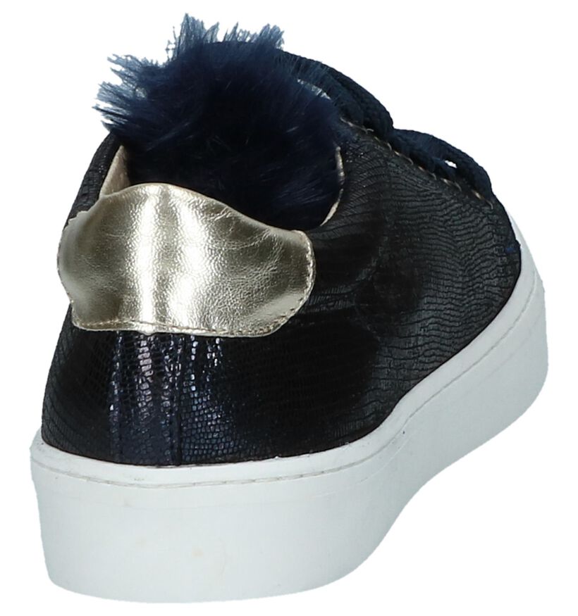 Milo & Mila Baskets basses en Bleu foncé en nubuck (232666)