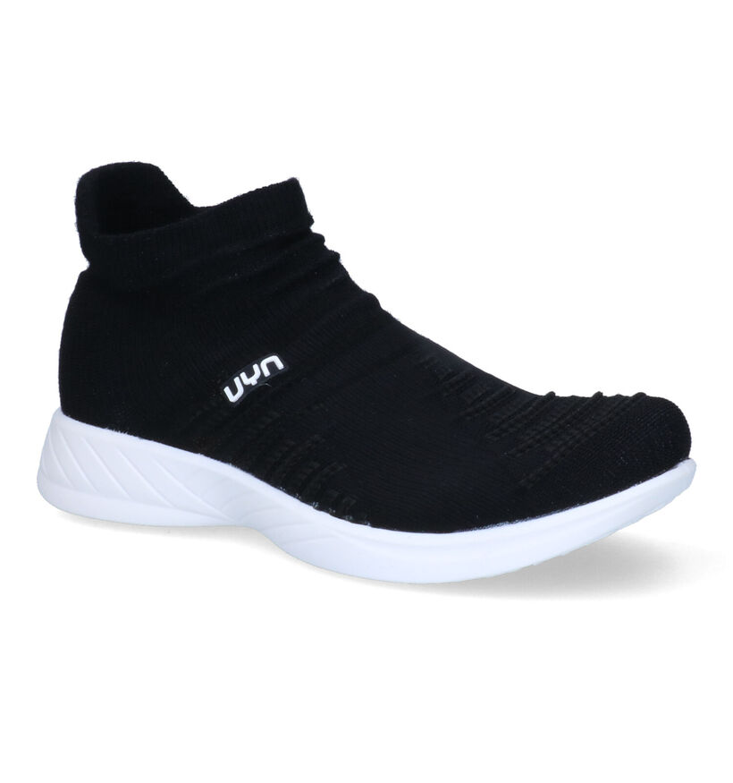 UYN X-Cross Zwarte Sneakers in stof (303124)