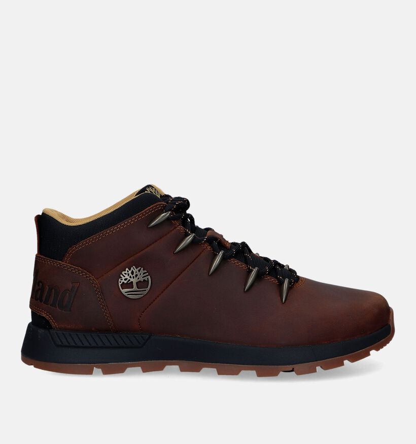 Timberland Sprint Trekker Mid Bottines en Brun pour hommes (328639) - pour semelles orthopédiques