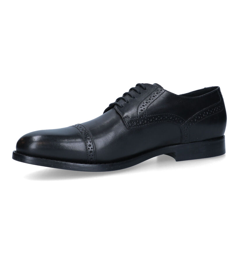 Geox Hampstead Chaussures habillées en Noir pour hommes (326757)