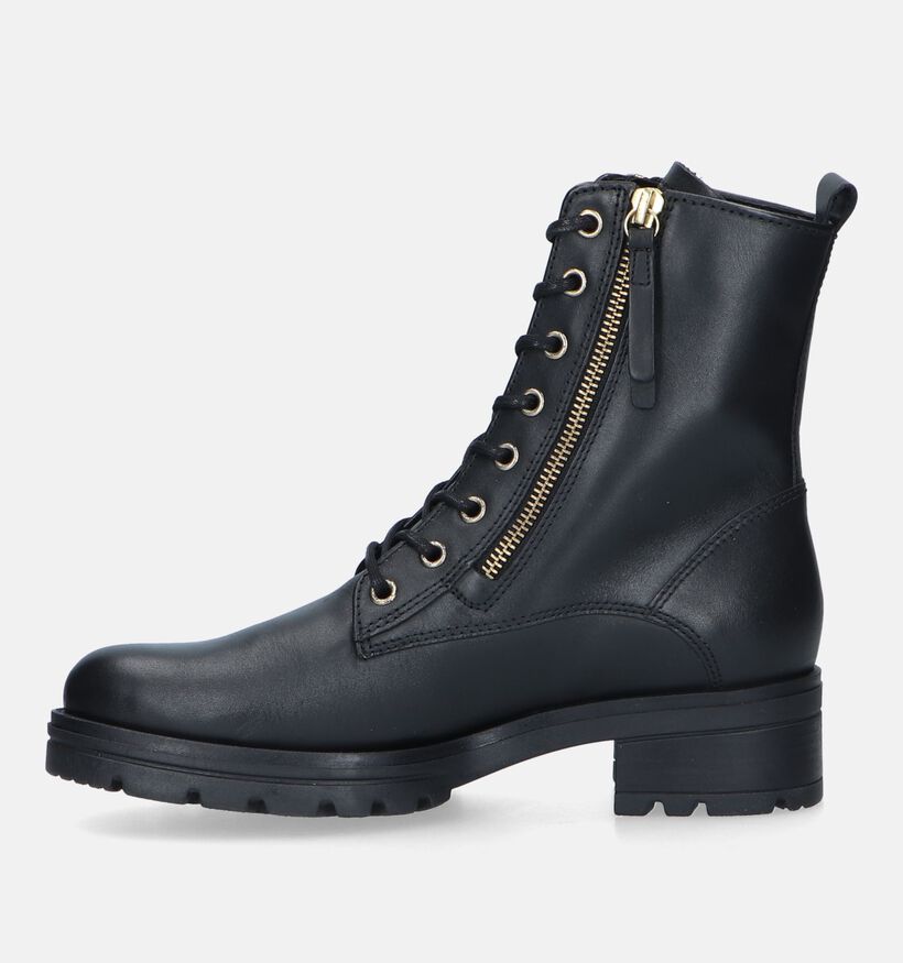 Gabor OptiFit Zwarte Bottines voor dames (328202) - geschikt voor steunzolen